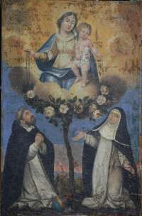La Donation du Rosaire avant restauration