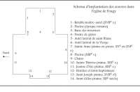 Plan de l'église Saint-Gilles-de-Fougy