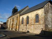 Le Sap, église Saint-Pierre et Saint-Paul, façade sud