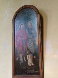 Le Sap, église St-Pierre-St-Paul, St Come et St Damien, huile sur toile.
