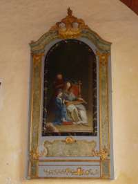 Basseneville. Eglise de l'Assomption. Education de la Vierge d'après Jouvenet.