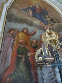 Basseneville. Eglise de l'Assomption. Assomption de la Vierge d'après Laurent La Hyre.